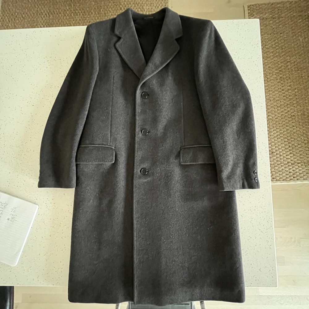 Men’s Top Coat. Winter weight. Wool.